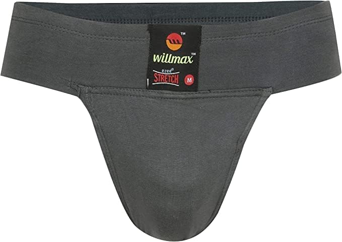 KD Willmax Gym Cotton apoiador traseiro coberto com ginástica de bolso de xícara, fitness e cuecas de desgaste interior externo