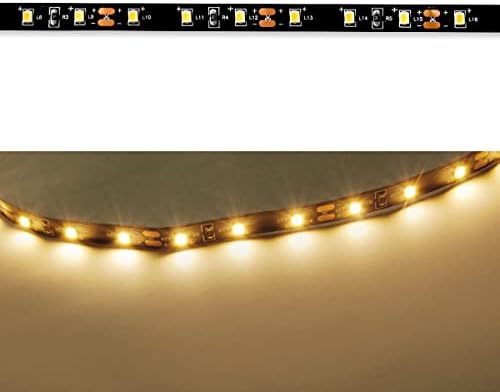 Iluminação de sonho quente led de tira de led de led de luz interior trailer LED LED Decorativa Luz - 150 polegadas/ 12,5 pés, 1200 lúmens, 30 LEDs/ medidor