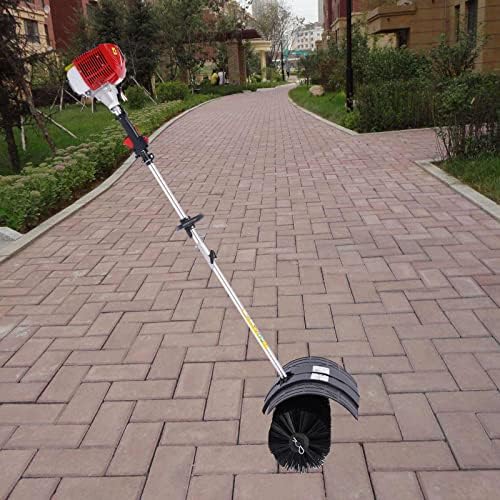 Grass Handheld Sweeper Power Broom para grama artificial de 52cc a gás movido a gás de limpeza de limpeza na calçada da calçada