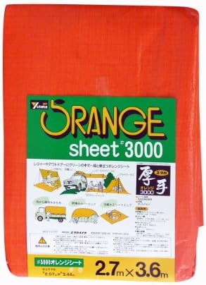 Yutaka OS-05 Orange Sheet 3000, 9,7 x 11,8 pés