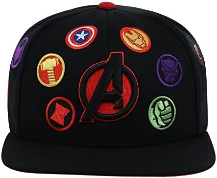 Marvel Vingadores adultos em todo o snapback ajustável Cap.