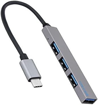Chysp tipo C para 4 cubo USB Expander Mini portátil 4-porta USB 2.0 Hub USB Interface Power Laptop Tablet Comput