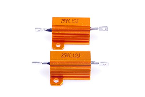 LM YN 25 watts 0,1 ohm 5% Resistor Wirewound Electronic Aluminium Shell Resistor Gold