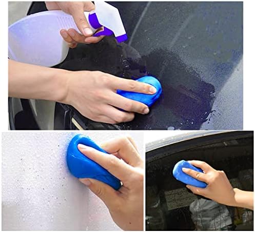 RUIBAPA 3PCS Blue Car Clay Bar 100g Detalhamento automático Barra de argila mágica para lavar o carro Limpador P-033
