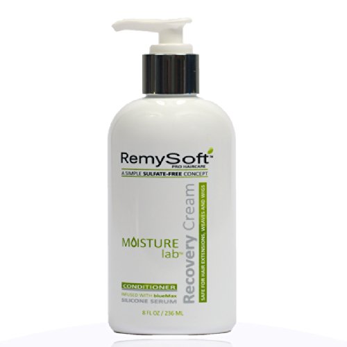 Remysoft HoistureLab System - Seguro para extensões de cabelo, tecidos e perucas - shampoo de fórmula de salão, condicionador e soro - espuma suave sem sulfato