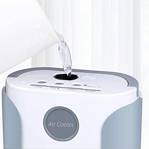 Isobu Liliang-- Coolers evaporativos Cooler de ar doméstico, ar condicionado pessoal Mini ar condicionado portátil com umidificador 4 luz LED de cor para o escritório Dormitório Home Travel Bmzdlfj-1