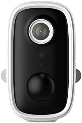 Ledvance Wi -Fi Smart Outdoor Câmera com bateria, áudio bidirecional, vídeo e sensor HD, compatíveis com Alexa e Google, Proférico, Branco - 1 pacote