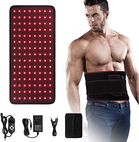 LED Red Light Terapy Pad Padrocolagem de 660nm e Corrente de Terapia de Luz de 850nm de Luz Infravermelho Próximo com