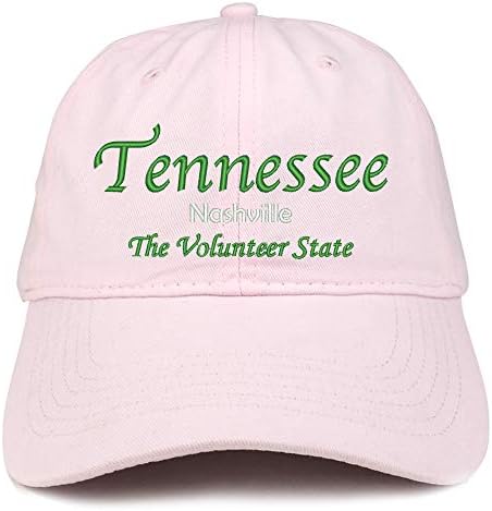 Trendy Apparel Shop Tennessee Nashville Bordado Crown Soft Capinho de algodão escovado