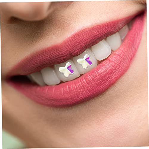 Ultechnovo 3pcs Dentro dental Decoração Ornamentos de dente Gemas de dente Ornamento Gemas decorativas de dente