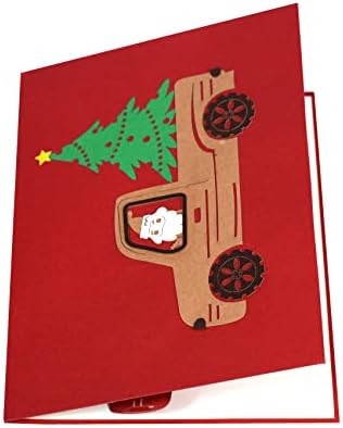 Magic Ants Christmas Pop -Up Card - Cartão 3D, cartão de aniversário, cartão de natal pop -up, cartão de Natal infantil, cartão de