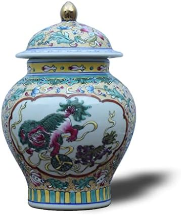 Yfqhdd pintado à mão Jingdezhen Porcelana Antiga Porcelana Ornamentos decorativos Jar