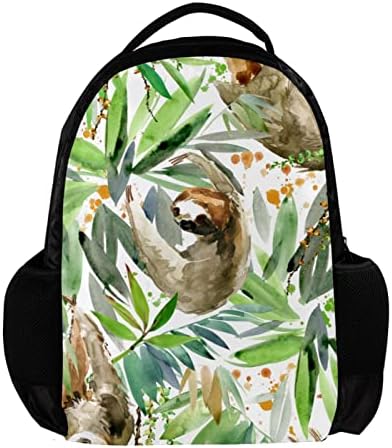 Mochila de viagem VBFOFBV para mulheres, caminhada de mochila ao ar livre esportes mochila casual mack, aquarela preguiçoso