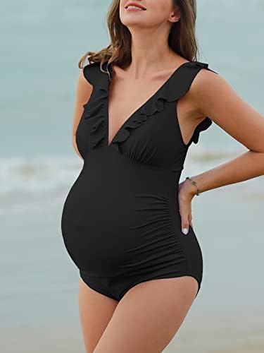 Summer Mae Maternity Swimsuit-deco