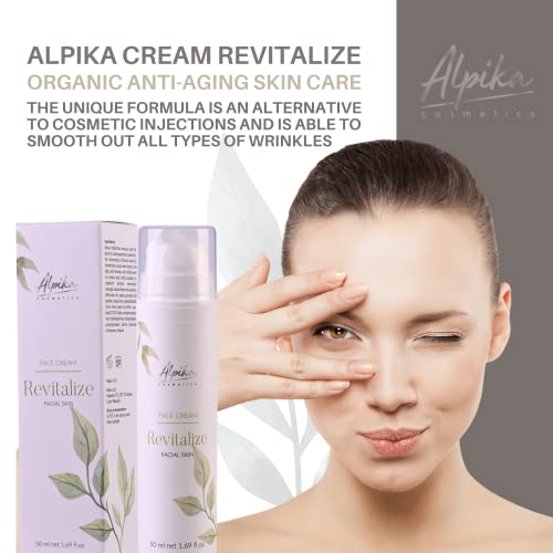 Alpika Cream Bio Floretina - Creme de rosto natural para elasticidade da pele - creme anti -rugas - creme anti -envelhecimento
