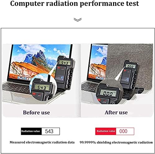 Cradzza -Emf RF RFID Pano de proteção anti-radiação Pano anti-interferência de escudo eletromagnético Tabela condutora