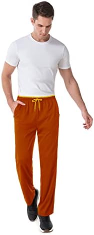 Calça de moletom masculina Casual Faixa solta com listras reflexivas Calças de corredor Cantura elástica Fechamento de cordão