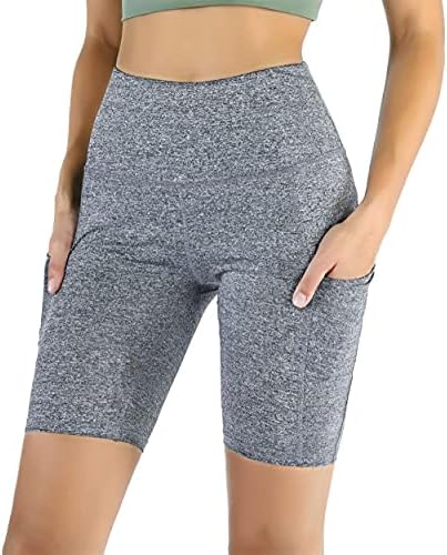 Verbstel calças curtas para mulheres com cintura alta leggings com bolsos laterais para mulheres barras de controle de barriga Treino