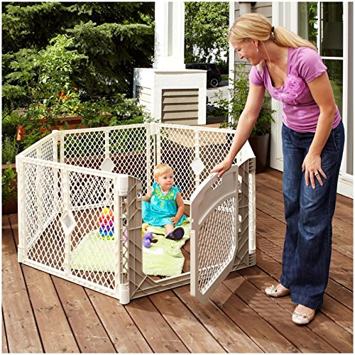 North States Industries Superyard Ultimate Playard, Ivory