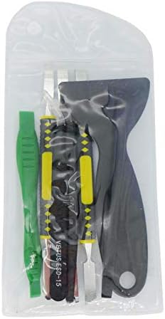 Kit de reparo de ferramentas de abertura profissional, nylon, aço de abertura de aço e pinças antiestáticas para