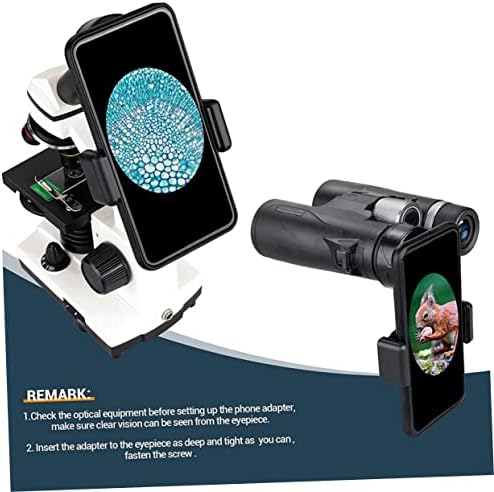 Clipe de chuveiro para fotografia portador de telefone microscópio mirascope binoculares telefone clipe de telefone celular Adaptador de fotografia Adaptador de telefone plástico portador de telefone celular Adaptador