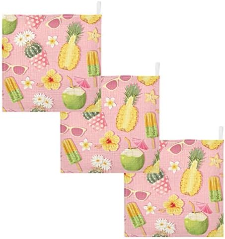 panos de musselina de bebê vvfelixl, frutas exóticas de panos de bebê arroto, toalha de rosto de algodão para bebês para recém -nascidos meninos meninas macias e absorventes 11,8 x 11,8 pol.