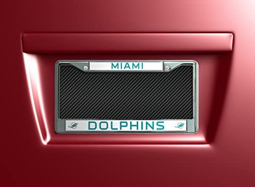 NFL Miami Dolphins Standard Chrome Plate Plate Frame