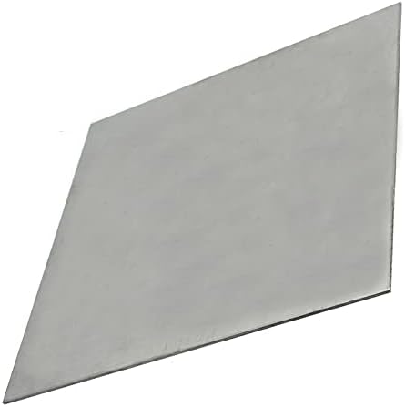 Placa de titânio Goonsds Titânio de metal TA2 Adequado para aeroespacial Industrial, 100mm/3,9 polegadas × 100mm/3,9 polegadas, espessura0,8