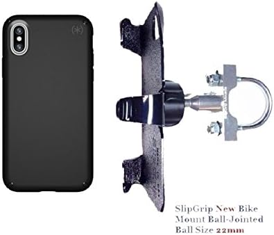 Porta de bicicleta U-Bolt SlipGrip projetada para Apple iPhone X Speck Presidio Case