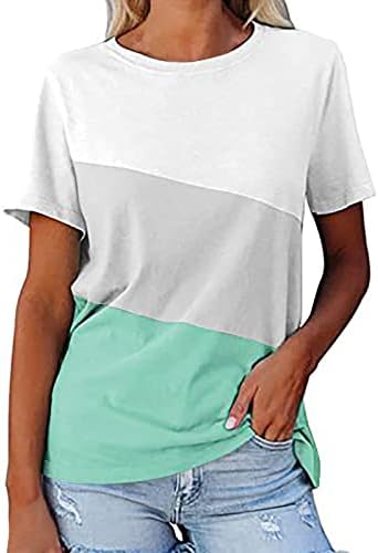 Roupas de moda de moda de manga curta Camisa de blusa casual para feminino para feminino Top Top Fall Summer Women 47 47