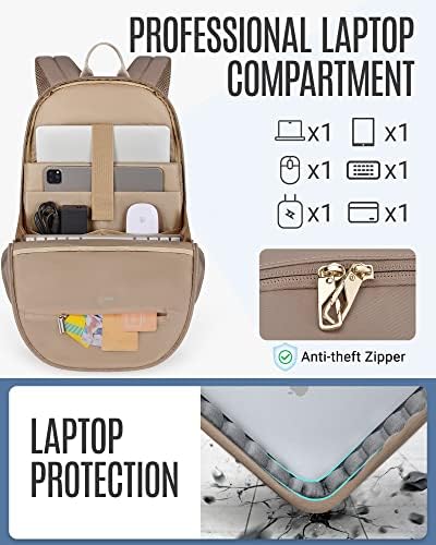 Lapto de Viagem de Viagem de Viagem de Viagem de Viagem Backpack, 15,6 polegadas Laptop Mackpack Com Hole de Carregamento
