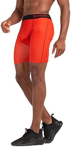 Apreself de shorts de compressão masculina de heyfanee para homens com homens com bolso