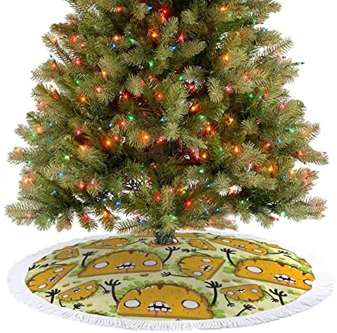 Salia de árvore de Natal de Zombie Taco com borla