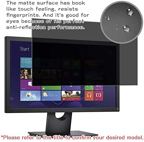 Protetor de tela de privacidade do Synvy, compatível com o monitor benq zowie xl2536 24,5 protetores de filmes anti -espiões [vidro não temperado]