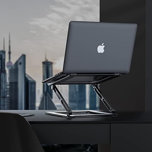 Laptop Viglt Stand for Desk, laptop ajustável Riser laptop portátil com altura com vários ângulos ajustável para o MacBook Air/Pro