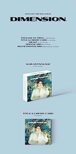 Kim Junsu - Dimension [kit ver.] Álbum+Bolsvos K -pop ebook, 1ea Bolsvos Adtenhor para Toploader, Fotocards