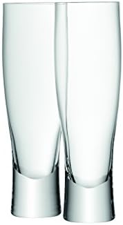 LSA International Bar Beer Glass 18,5 fl oz Clear x 2, H9.5in