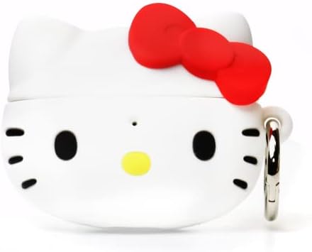 iface x Sanrio Hello Kitty fofo AirPods Pro 2 Case compatível com AirPods 2nd Gen Pro - Hello Kitty e amigos Cão de silicone