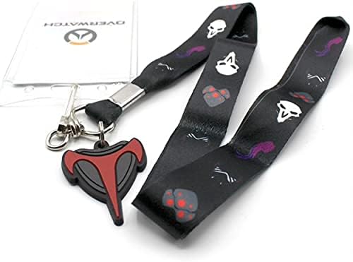 Surreal Entertainment Oficial Overwatch Designer Lanyard | Feat Talon Charm, Reaper, Widowmaker e muito mais | Inclui Pass