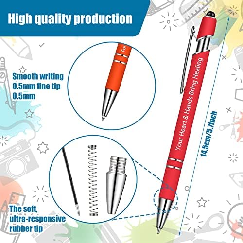 Doctor enfermeira caneta inspiradora canetas esferográficas engraçadas canetas de caneta toque de caneta caneta enfermeira citação motivacional canetas positivas para enfermeira redação de artigos de papelaria de artigos escolares material de escritório