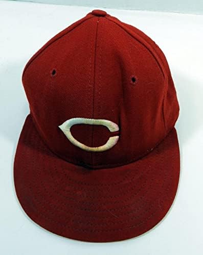 1994-98 Cincinnati Reds Jerome Walton #19 Game usado Red Hat 6.625 DP22807 - Jogo usado MLB Hats