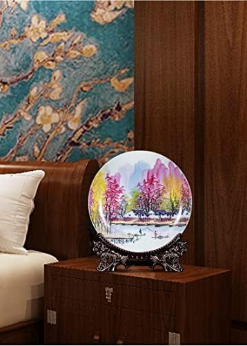 N/A Sala de estar Casa Cerâmica Placa de cerâmica chinês Pérola de pérola pintada à mão Placa de decoração de porcelana
