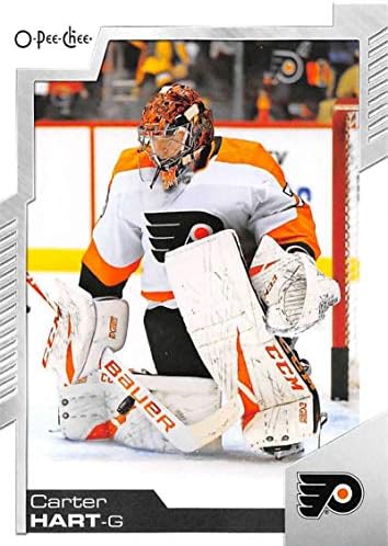 2020-21 O-PEE-Chee #397 Carter Hart Philadelphia Flyers Hockey Card