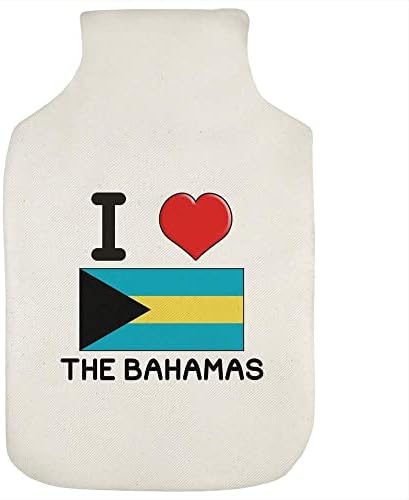 Azeeda 'eu amo a capa de garrafa de água quente das Bahamas