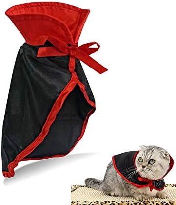 Cão de Halloween Cosplay de Pet Qiyadin para gatos e cães pequenos, roupas de figurina de Halloween para animais de estimação