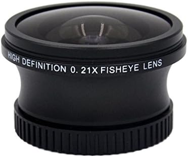 0,21x de alta definição de lente de peixe para Canon Vixia HF100