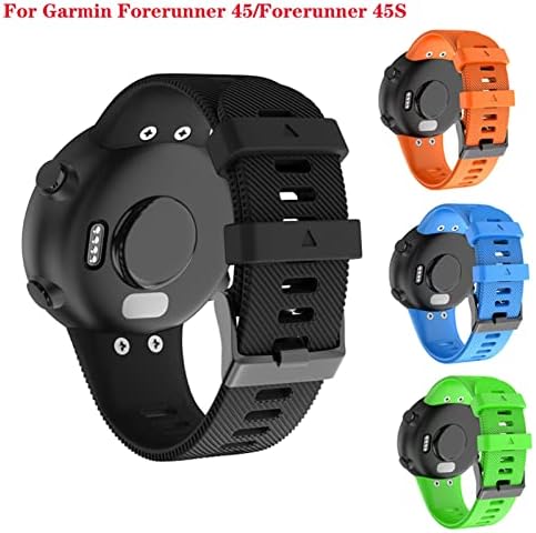 Bahdb 18mm 20mm Soft Silicone Smart Watch Band para Garmin Forerunner 45 Watch Sport Pulp Strap for Garmin Forerunner