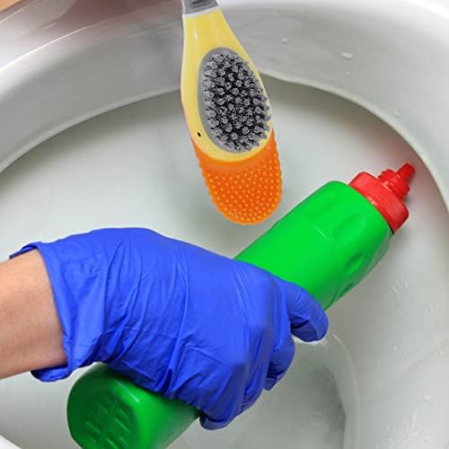 Limpadores de vaso sanitário de vaso sanitário escova de vaso sanitário e suporte: pato tigela de vaso sanitário limpador