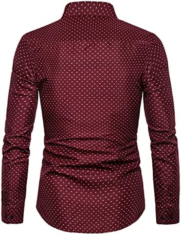 Xxbr 2023 nova camisa de manga comprida moda moda floral slim lapela camisa de manga comprida para homens camisa