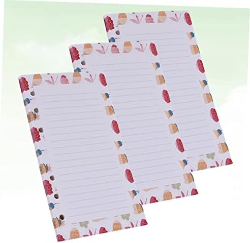 Diário de Stobok insere o bloco de papel reabastecida de papel reabastecimento de notebook Pap papel de substituição colorido